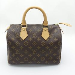 ◆◆ LOUIS VUITTON ルイヴィトン スピーディ25　SP0013　モノグラム M41528 ブラウン 一部地域を除き送料無料 Bランク