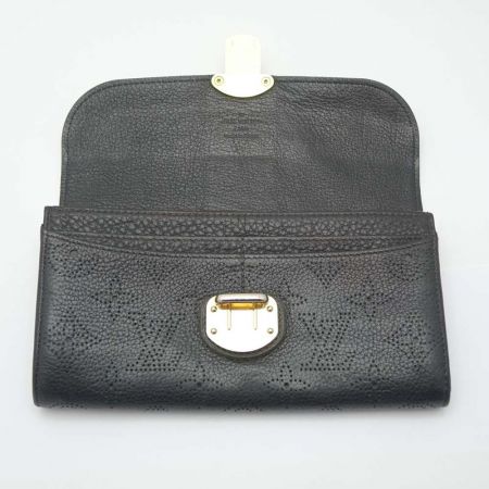  LOUIS VUITTON ルイヴィトン マヒナ ポルトフォイユ・イリス M58163 ブラック