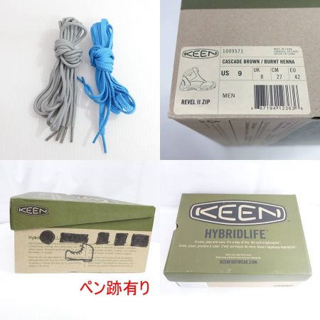  KEEN キーン トレッキングシューズ　27.0cm 1009572 ブラック 【一部地域を除き送料無料】