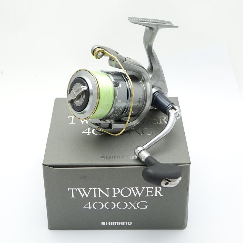 中古】 SHIMANO シマノ 11 TWINPOWER 4000XG 替えスプール付 11