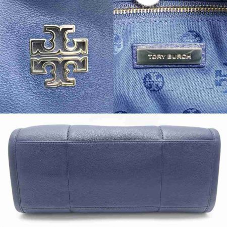  TORY BURCH トリーバーチ チェーンバッグ　ブリテンカーフ 10005626 ネイビー 一部地域を除き送料無料