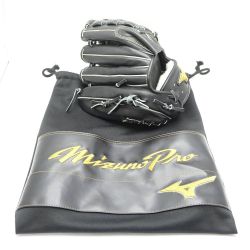 ◆◆ MIZUNO ミズノ 軟式用　投手用　グローブ　袋付き CM0516 R14001 ブラック 一部地域を除き送料無料 Bランク