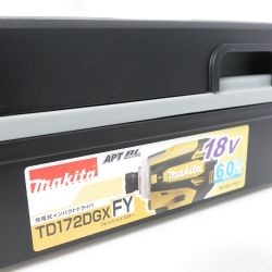 ◆◆ MAKITA マキタ 充電式インパクトドライバ TD172DGX FY 【一部地域を除き送料無料】 Sランク