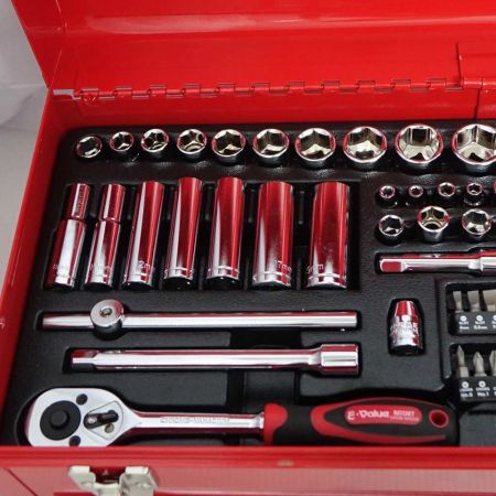  E-Value ハンドツールセット　工具ボックス 一部地域を除き送料無料