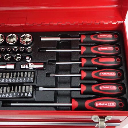  E-Value ハンドツールセット　工具ボックス 一部地域を除き送料無料