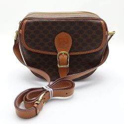 ◆◆ CELINE セリーヌ マカダム柄 オールドセリーヌ ショルダーバッグ M12 一部地域を除き送料無料 Bランク