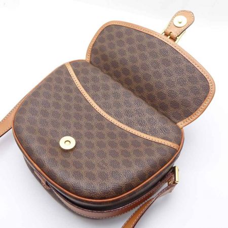  CELINE セリーヌ マカダム柄 オールドセリーヌ ショルダーバッグ M12 一部地域を除き送料無料