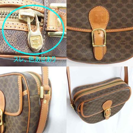  CELINE セリーヌ マカダム柄 オールドセリーヌ ショルダーバッグ M12 一部地域を除き送料無料