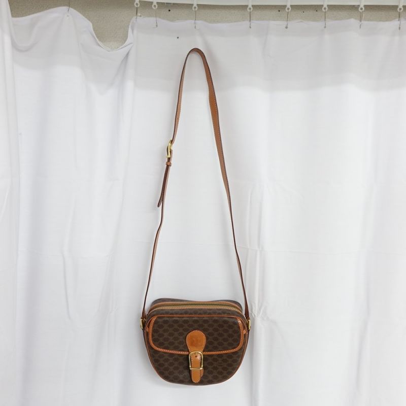 中古】 CELINE セリーヌ マカダム柄 オールドセリーヌ ショルダー