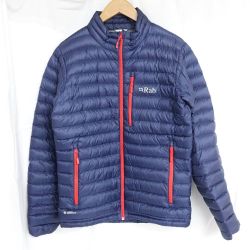 ◆◆ rab マイクロライトジャケット　M　QDA-63 ネイビー 【一部地域を除き送料無料】 Bランク
