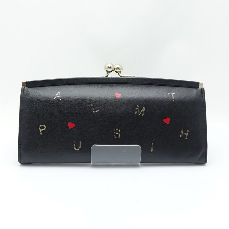 中古】 Paul Smith ポールスミス PSレターズ 箱付 KPW023 ブラック