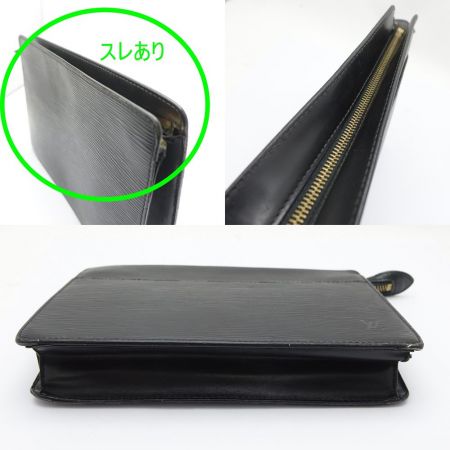  LOUIS VUITTON ルイヴィトン 【ジャンク】エピ ポシェットオム M52522 ブラック 一部地域を除き送料無料