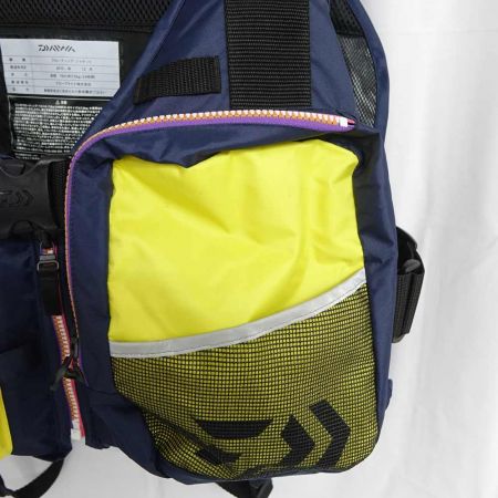  DAIWA ダイワ フローティングジャケット DF-6401 ネイビー x イエロー 一部地域を除き送料無料