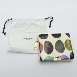 ◆◆ tsumori chisato ツモリチサト 二つ折り財布　ねこ ホワイト 【送料無料】 Bランク