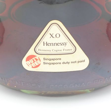  Hennessy ヘネシー 1000ml 箱無 XO 40％ グリーンボトル 一部地域を除き送料無料 未開栓