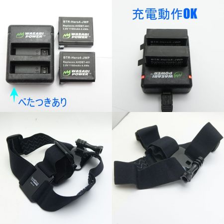  GOPRO ゴープロ カメラ　リモコン　充電池　ヘッドストラップなど　まとめ HERO4 一部地域を除き送料無料