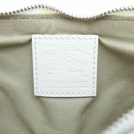  BURBERRY バーバリー ワンショルダーバッグ　ハート柄　黄ばみあり ホワイト 一部地域を除き送料無料