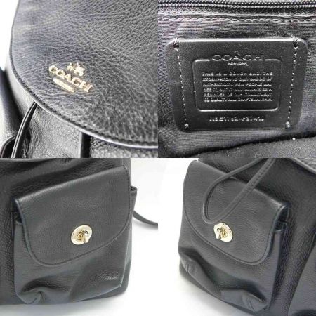  COACH コーチ リュック F37410 ブラック 一部地域を除き送料無料