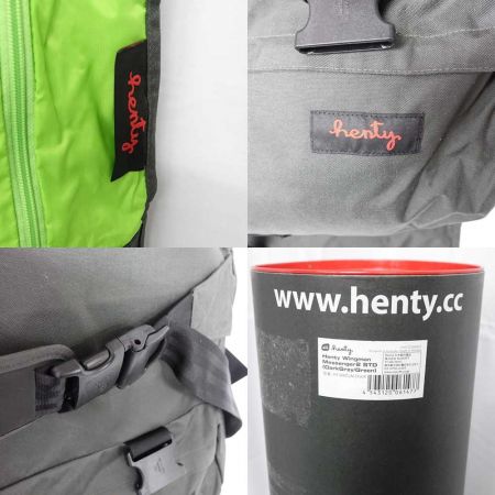  henty Wingman Messenger 2 Std　ケース入 グレー x グリーン 一部地域を除き送料無料