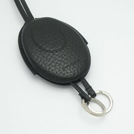  BVLGARI ブルガリ キーケース　クロシェット　箱付 ブラック