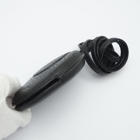  BVLGARI ブルガリ キーケース　クロシェット　箱付 ブラック