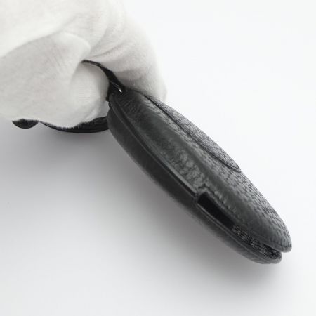  BVLGARI ブルガリ キーケース　クロシェット　箱付 ブラック