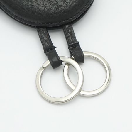  BVLGARI ブルガリ キーケース　クロシェット　箱付 ブラック