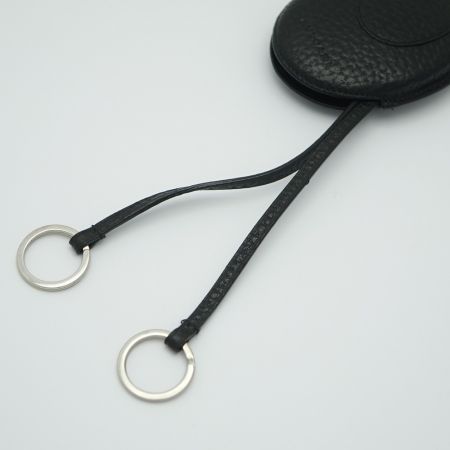  BVLGARI ブルガリ キーケース　クロシェット　箱付 ブラック