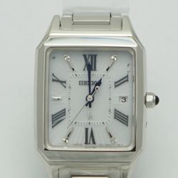 ◆◆ SEIKO セイコー ルキア 電波ソーラー 付属品完備  1B32-0AL0/SSVW159 ホワイト 一部地域を除き送料無料 Sランク