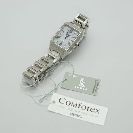  SEIKO セイコー ルキア 電波ソーラー 付属品完備  1B32-0AL0/SSVW159 ホワイト 一部地域を除き送料無料