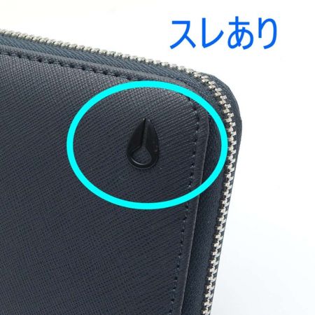  NIXON ニクソン MOOR ラウンドファスナー財布 ネイビー 【送料無料】