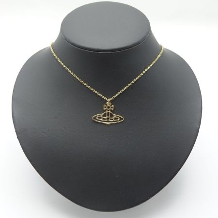  Vivienne Westwood ヴィヴィアン・ウエストウッド オーブ　ネックレス　 thin lines flat orb pendant 【送料無料】