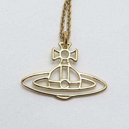  Vivienne Westwood ヴィヴィアン・ウエストウッド オーブ　ネックレス　 thin lines flat orb pendant 【送料無料】