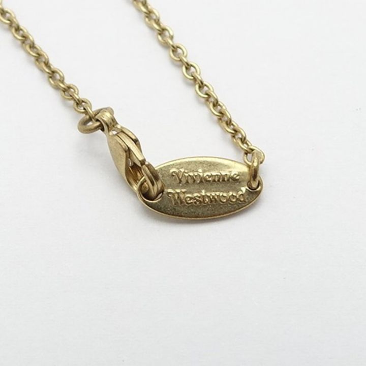 Vivienne Westwood ヴィヴィアン・ウエストウッド オーブ ネックレス thin lines flat orb pendant  【送料無料】｜中古｜なんでもリサイクルビッグバン