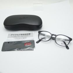 ◆◆ RAY-BAN レイバン セルフレーム ケース付 ユガミ有 5386D5920 ブラック Aランク