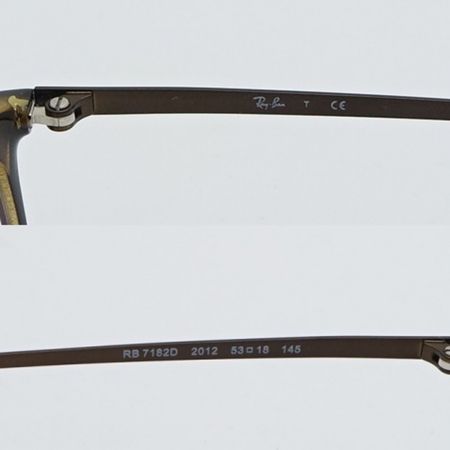  RAY-BAN レイバン 眼鏡　ケース付 7182D2012 ブラウン