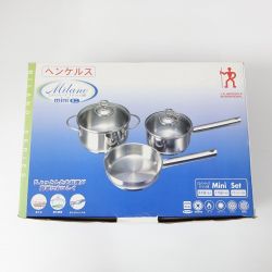 ◆◆ ヘンケルス ミラノシリーズ　ミニ3点セット　鍋 一部地域を除き送料無料 Sランク