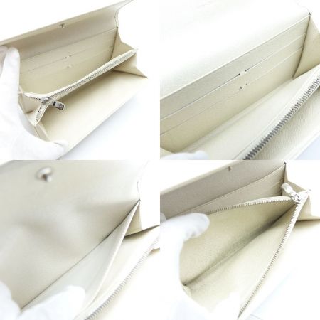  LOUIS VUITTON ルイヴィトン エピ ポルトフォイユサラ 箱・布袋付 長財布 M6516J ホワイト