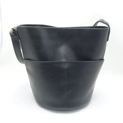 ◆◆ OURHOME バケツ型トートバッグ ブラック 一部地域を除き送料無料 Bランク