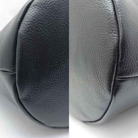  OURHOME バケツ型トートバッグ ブラック 一部地域を除き送料無料