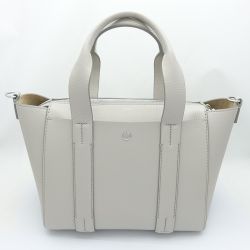 ◆◆ theory セオリー ショルダー紐付きハンドバッグ アイボリー 一部地域を除き送料無料 Aランク