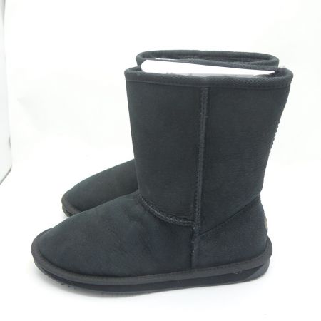  EMU エミュー ムートンブーツ　サイズ7　24.0cm ブラック 一部地域を除き送料無料