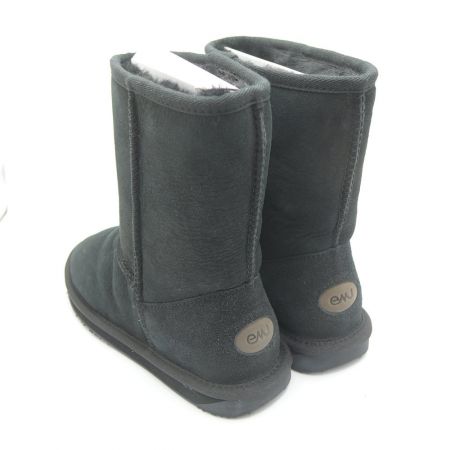  EMU エミュー ムートンブーツ　サイズ7　24.0cm ブラック 一部地域を除き送料無料