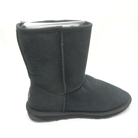  EMU エミュー ムートンブーツ　サイズ7　24.0cm ブラック 一部地域を除き送料無料