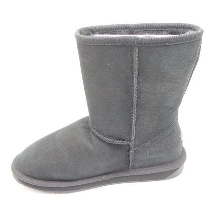  EMU エミュー ムートンブーツ　サイズ7　24.0cm ブラック 一部地域を除き送料無料