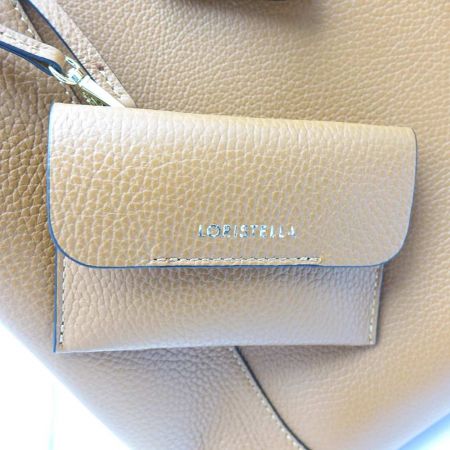  LORISTELLA ハンドバッグ　ショルダー紐欠品 ブラウン