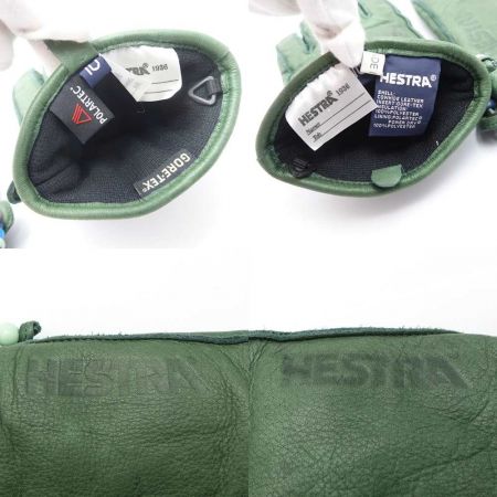  HESTRA へストラ POLARTEC　GOR-TEX　グローブ　手袋 グリーン 【送料無料】