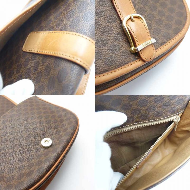 CELINE セリーヌ ショルダーバッグ DM93 ブラウン 一部地域を除き送料 