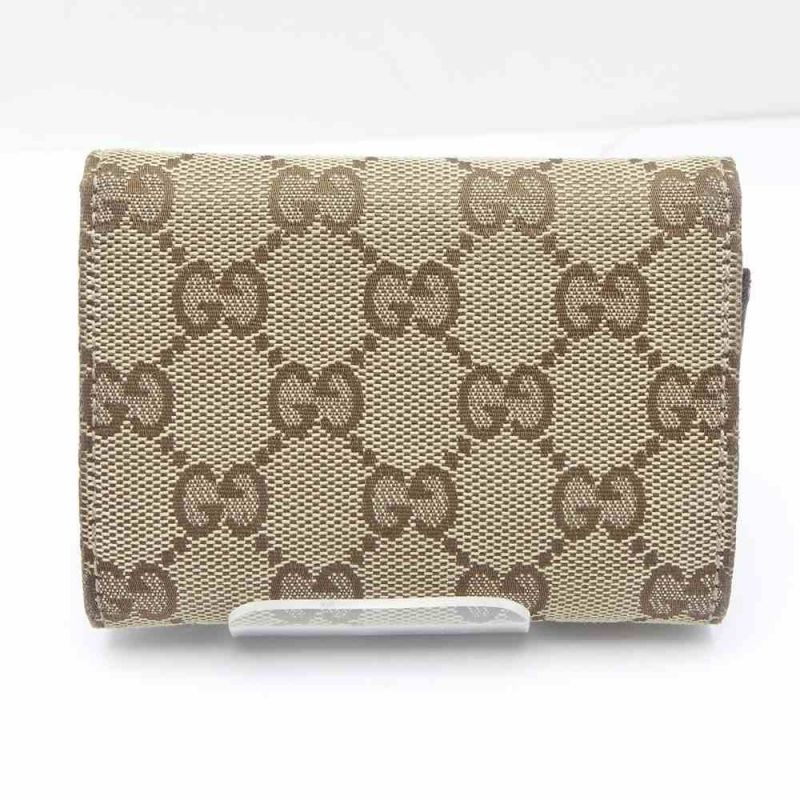 中古】 GUCCI グッチ カードケース GG レザー 箱付 120965-4276