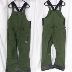 ◆◆ VOLCOM ボルコム 21-22モデル RAIN GORE BIB OVERALL  G1351902 グリーン 一部地域を除き送料無料 Aランク
